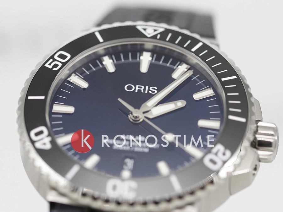 Часы Oris Aquis 01 733 7730 4135-07 4 24 64EB — сталь металл, Швейцария