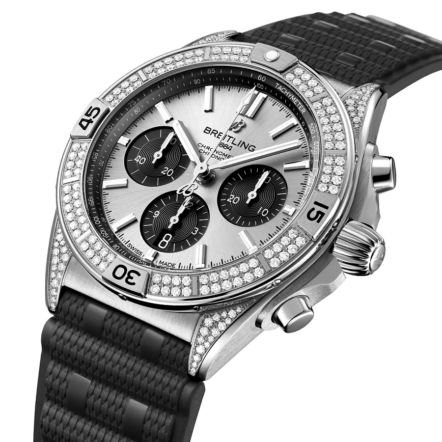 Часы Breitling Chronomat B01 42 mm AB0134721G1S2 — механические, металл сталь