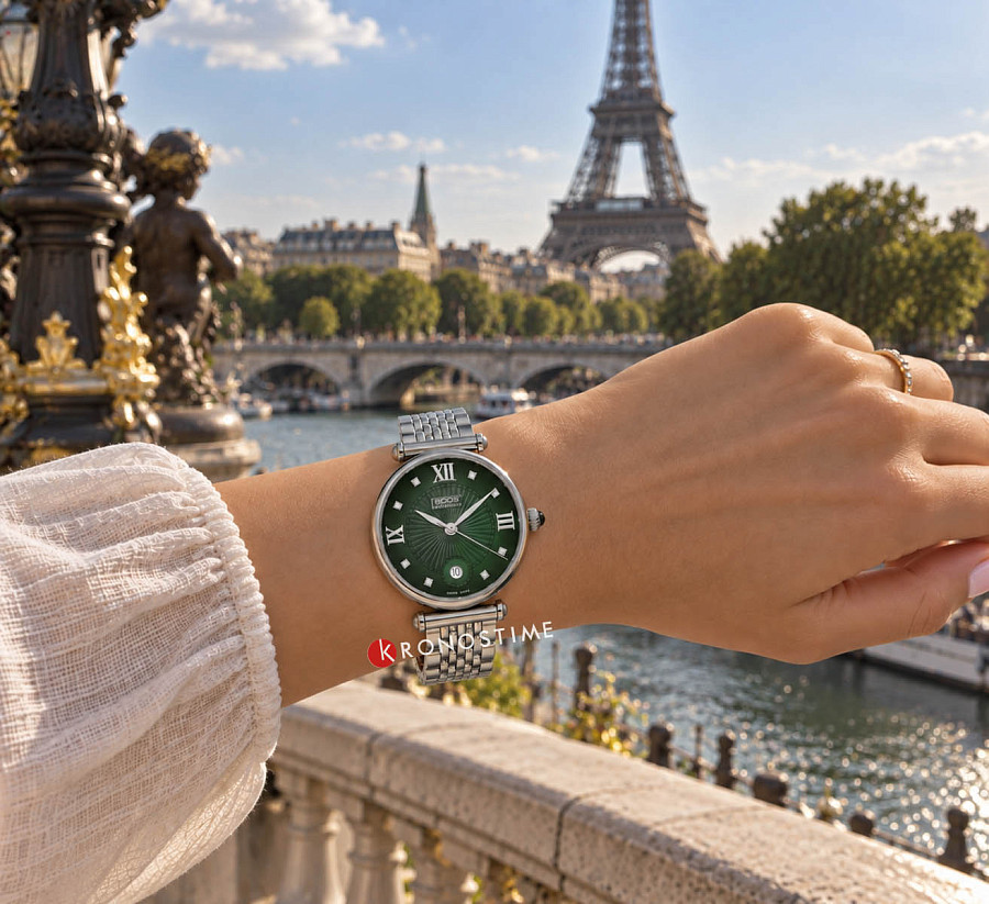 Часы Epos Ladies Quartz 8000.700.20.83.36 — кварцевые, сталь металл