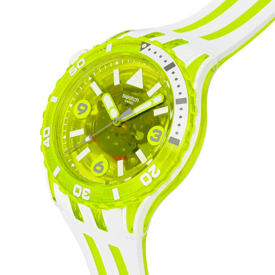 Часы Swatch Egg Yolk SSCU09J100 — биокерамика, Швейцария