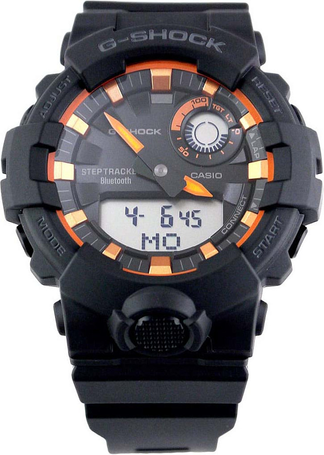 Часы Casio G-Shock GBA-800SF-1A — мужские, пластик
