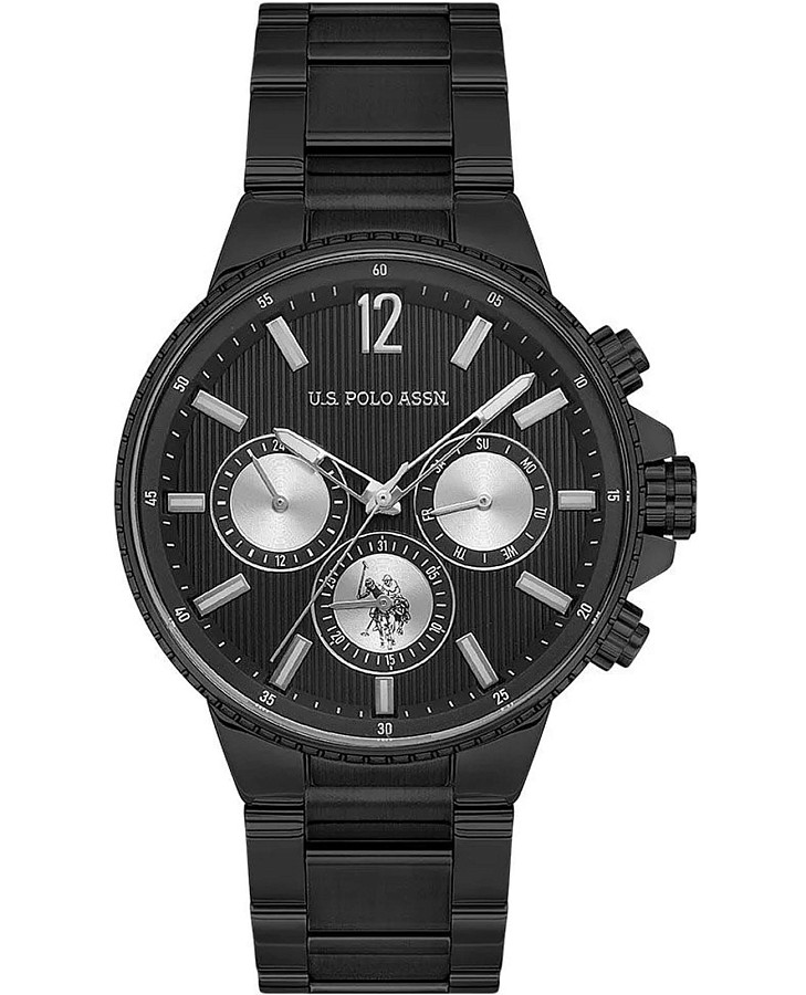 Часы U.S. Polo Assn. Crossing USPA1074-04 — мужские, черный