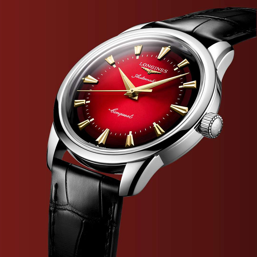 Часы Longines Heritage Classic L1.651.4.09.2 — кожаный, мужские