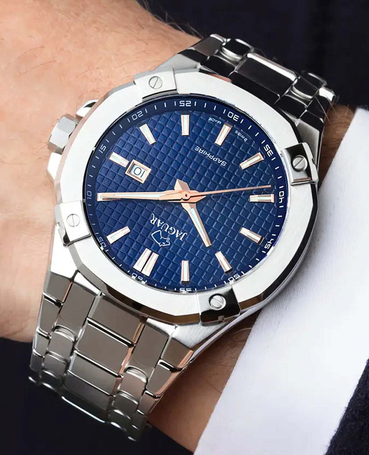 Часы Jaguar Diplomatic Quartz J1009/2 — сталь металл, Швейцария