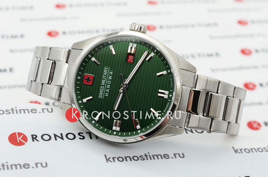 Часы Swiss Military Hanowa Roadrunner SMWGH2200105 — нержавеющая сталь, мужские