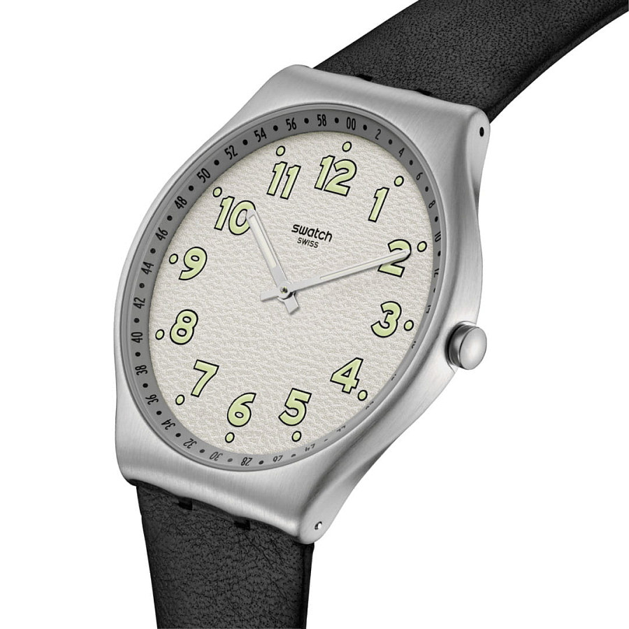 Часы Swatch Skin Irony 42 SS07S134 — кварцевые, металл сталь