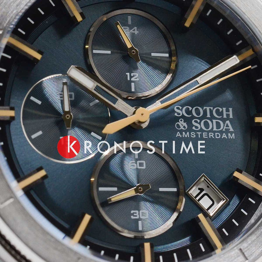 Часы Scotch&Soda SSM.109C — мужские, кожаный