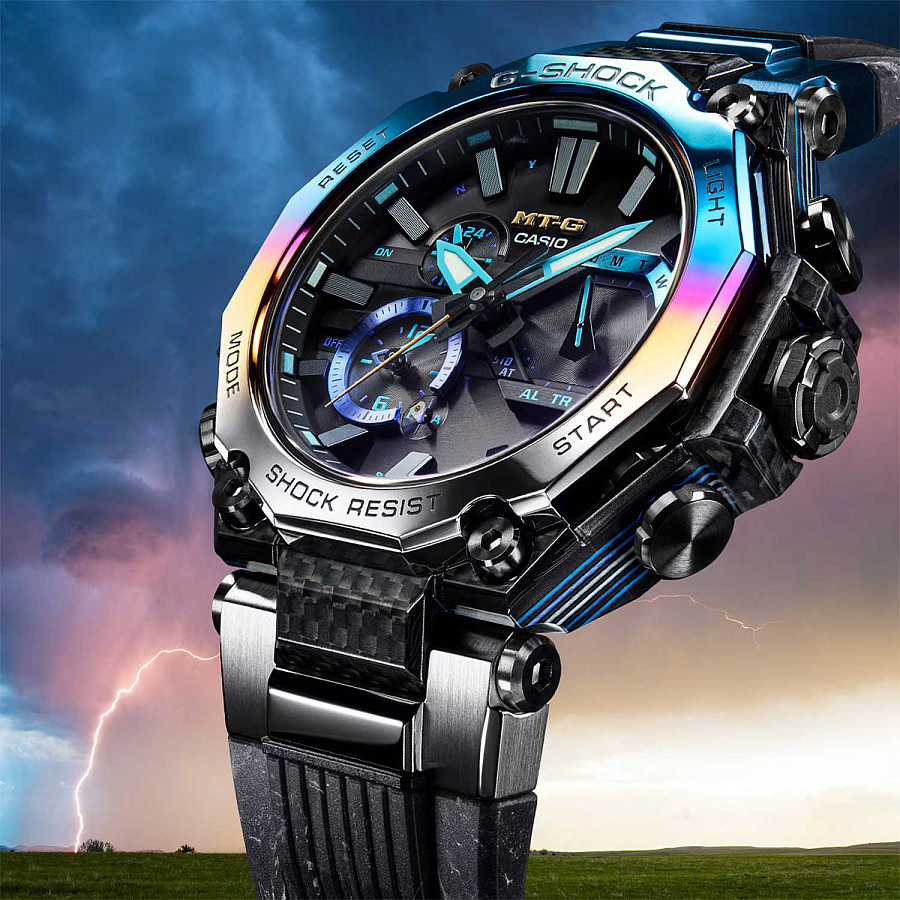 Часы Casio G-SHOCK MTG-B2000YST-1A — пластик, мужские