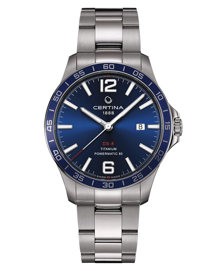 Часы Certina DS-8 C033.807.44.047.00 — мужские, синий