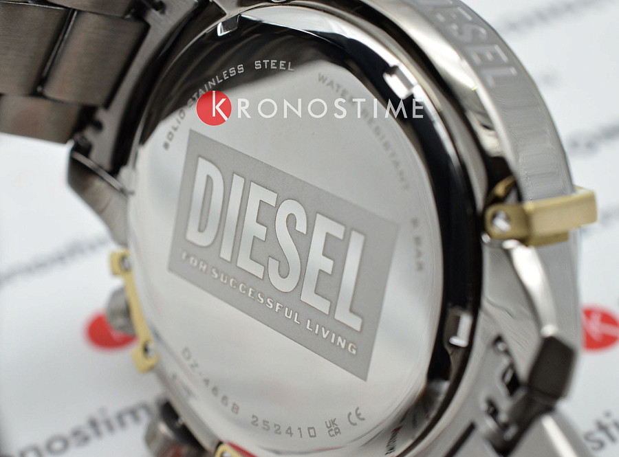 Часы Diesel Griffed DZ4668 — черный, сталь металл