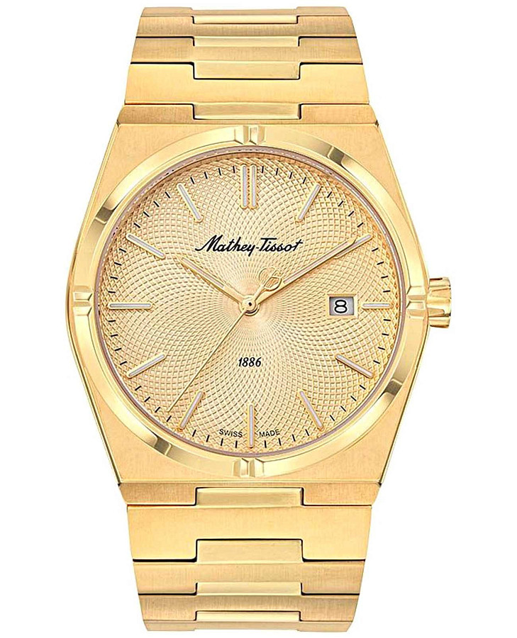 Часы Mathey-Tissot Zeus H118PDI — мужские, золотистый