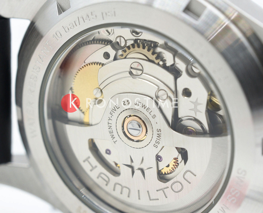 Часы Hamilton Khaki Field Auto H70455733 — кожаный, мужские