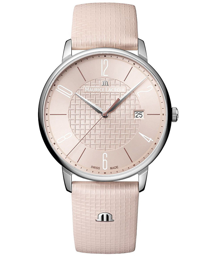 Часы Maurice Lacroix Eliros Date 40mm Limited Edition EL1118-SS001-520-6 — женские, розовый