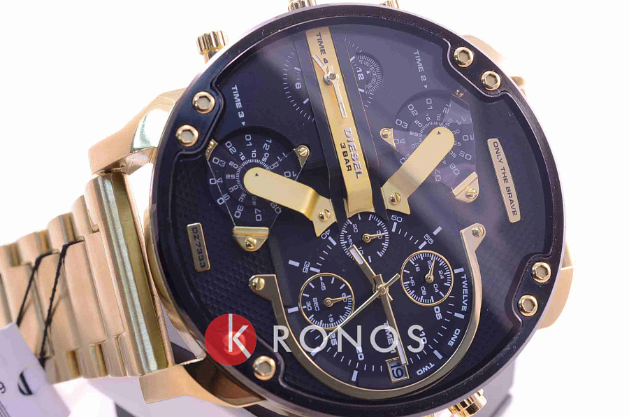 Часы Diesel Mr. Daddy 2.0 DZ7333 — сталь металл, Италия