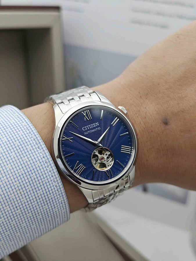 Часы Citizen Automatic NH9130-84L — нержавеющая сталь, мужские