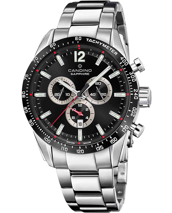 Часы Candino Gents Sport C4757/D — мужские, черный