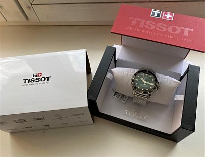 Фото покупателя: Швейцарские механические керамические наручные часы Tissot Seastar 1000 Powermatic 80 T120.407.11.091.00