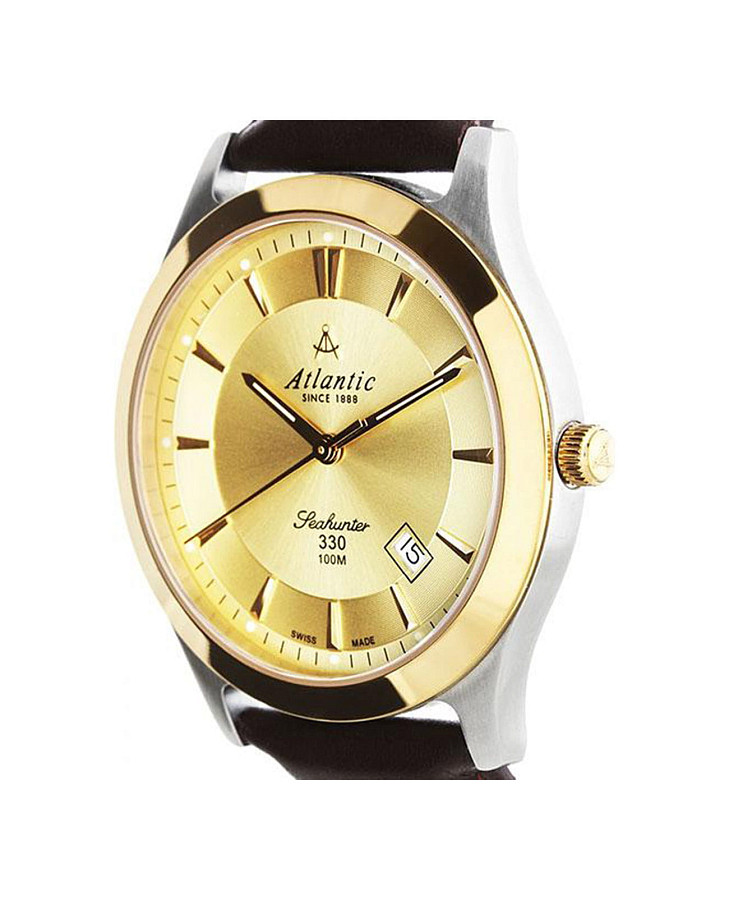 Часы Atlantic Seahunter 71360.43.31G — кварцевые, сталь металл
