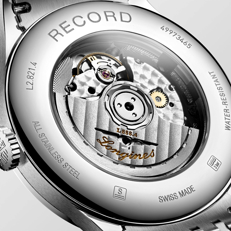Часы Longines Record Collection L2.821.4.11.6 — сталь металл, Швейцария