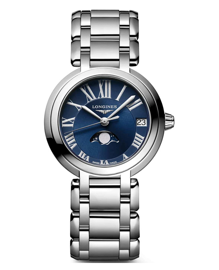 Часы Longines PrimaLuna L8.115.4.91.6 — женские, синий