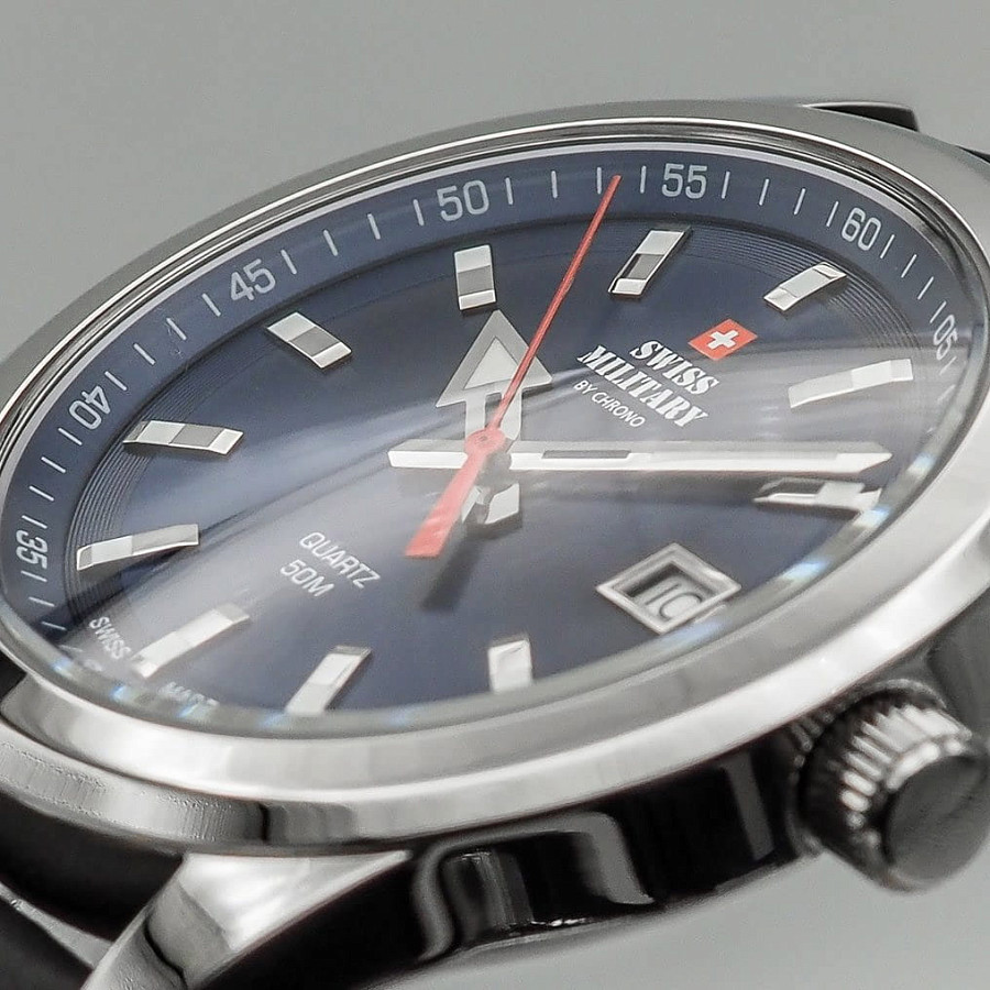 Часы Swiss Military by Chrono SM34094.07 — металл сталь, Швейцария