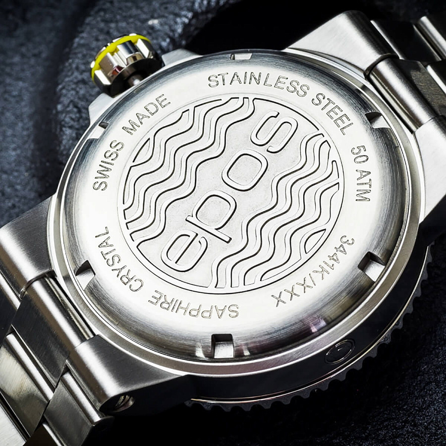 Часы Epos Diver 3441.131.20.55.30 — металл сталь, Швейцария