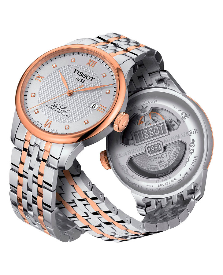 Часы Tissot Le Locle Powermatic 80 T006.407.22.036.00 — механические, Швейцария, мужские