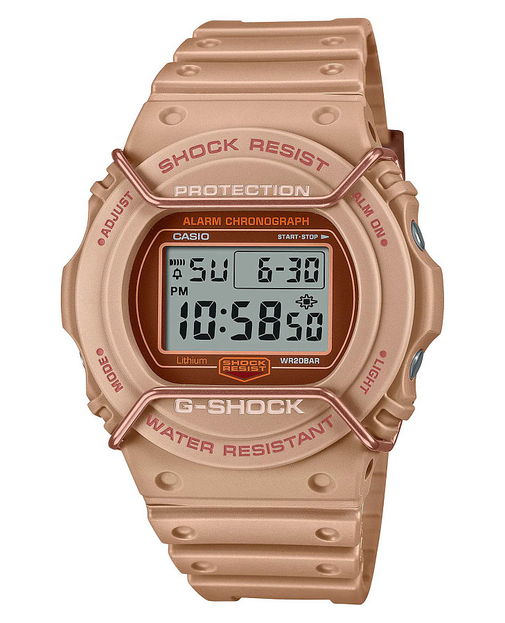 Часы Casio G-Shock DW-5700PT-5DR (DW-5700PT-5) — мужские, бежевый
