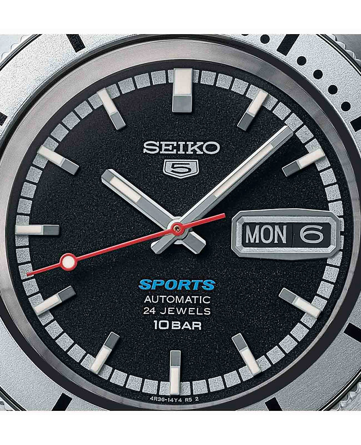 Часы Seiko 5 Sports SRPL05K1 — черный, механические