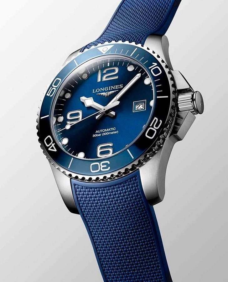 Часы Longines HydroConquest L3.782.4.96.9 — мужские, синий