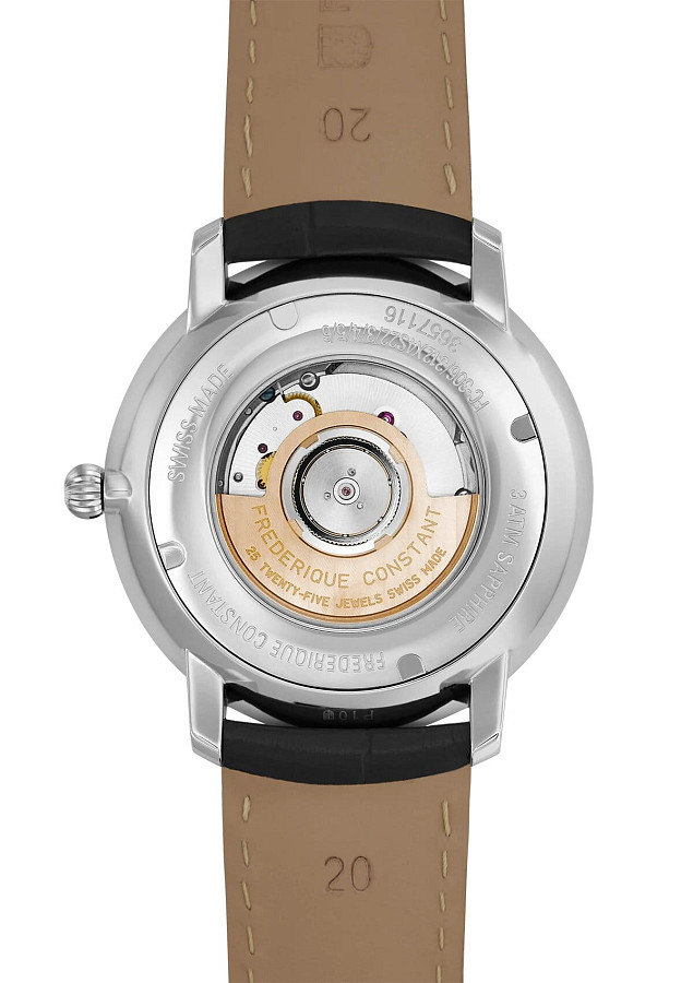 Часы Frederique Constant Slimline Heart Beat Automatic FC-312S4S6 — металл сталь, Швейцария