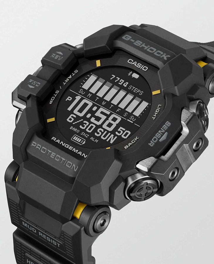 Часы Casio G-Shock GPR-H1000-1 — электронные, пластик