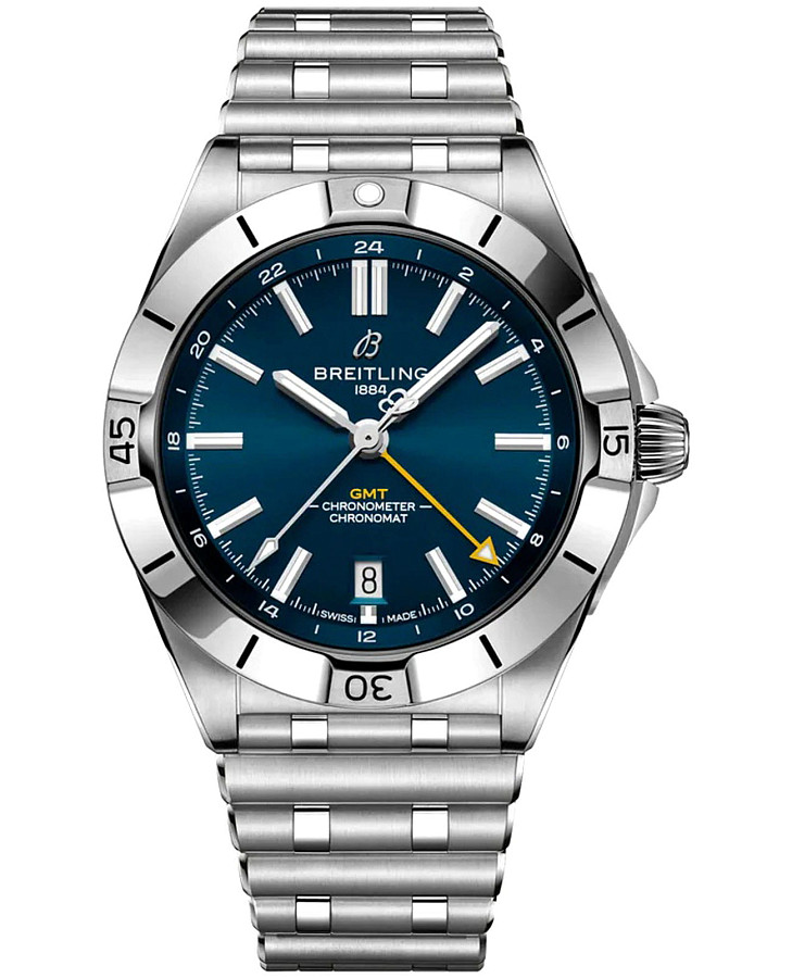 Часы Breitling Chronomat Automatic GMT 40 A323982C1L1A1 — мужские, синий