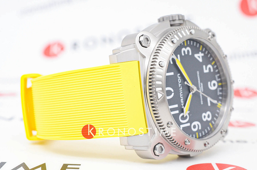 Часы Hamilton Khaki Navy Belowzero Auto Titanium H78535380 — титан, Швейцария