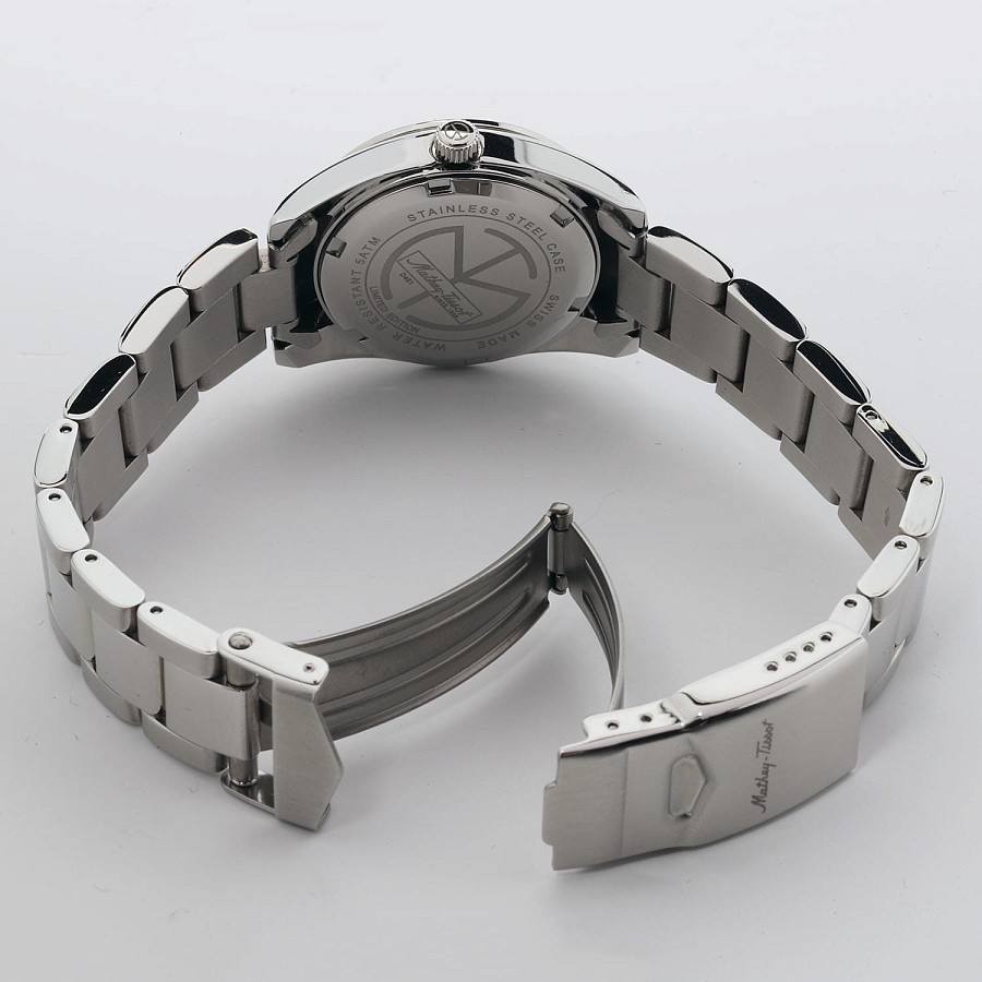 Часы Mathey-Tissot Mathy D451BU — голубой, сталь металл