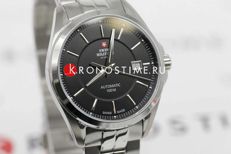 Часы Swiss Military by Chrono SMA34085.01 — механические, металл сталь