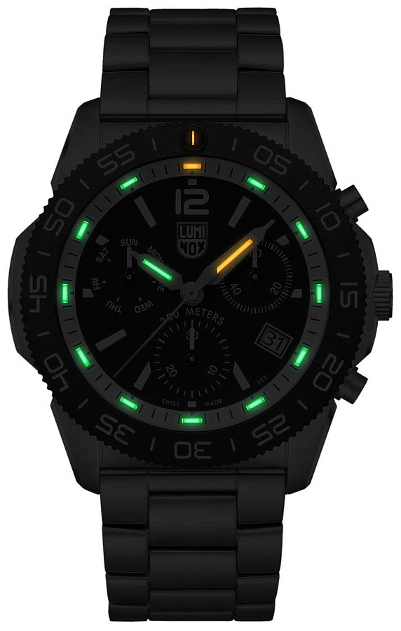 Часы Luminox Pacific Diver Chronograph XS.3141.M — кварцевые, сталь металл