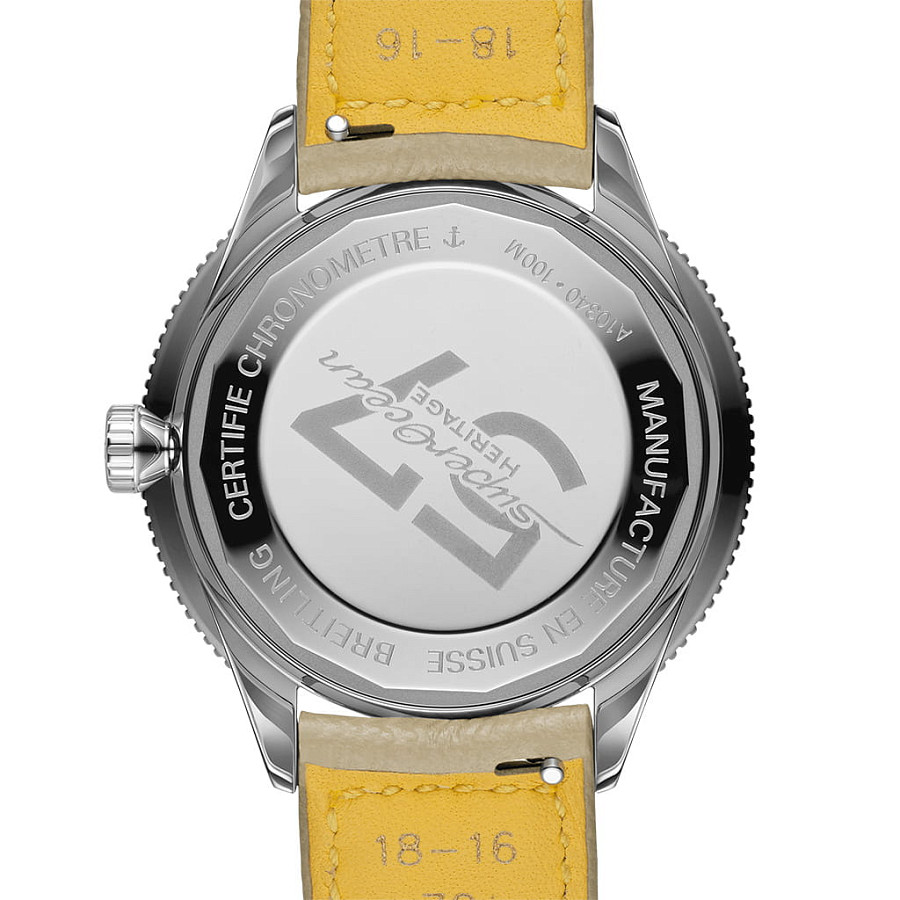 Часы Breitling Superocean Heritage ’57 Pastel Paradise A10340A41A1X1 — кожаный, женские