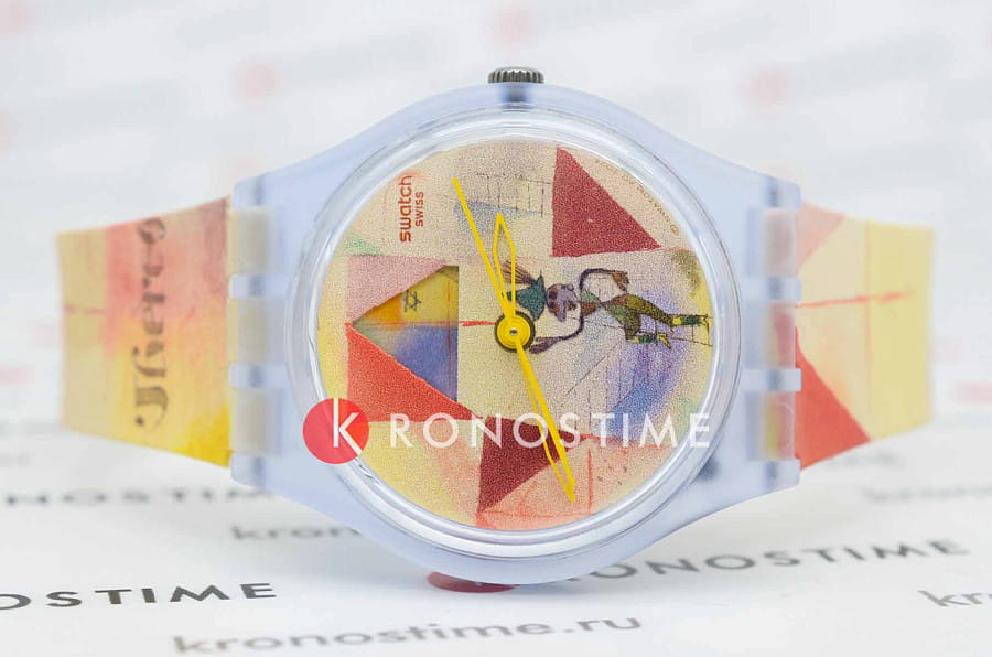 Часы Swatch Klee's Bavarian Don Giovanni SO28Z703 — кварцевые, пластик