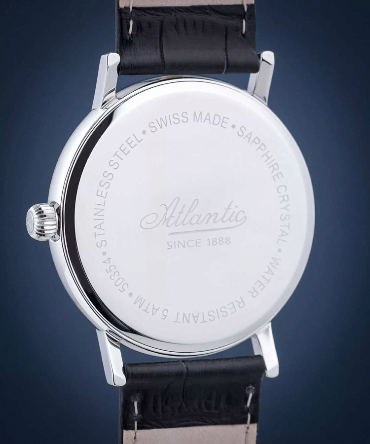 Часы Atlantic 50354.41.21 — кожаный, мужские