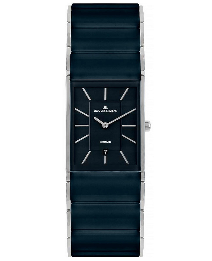 Часы Jacques Lemans High Tech Ceramic 1-1939F — мужские, синий