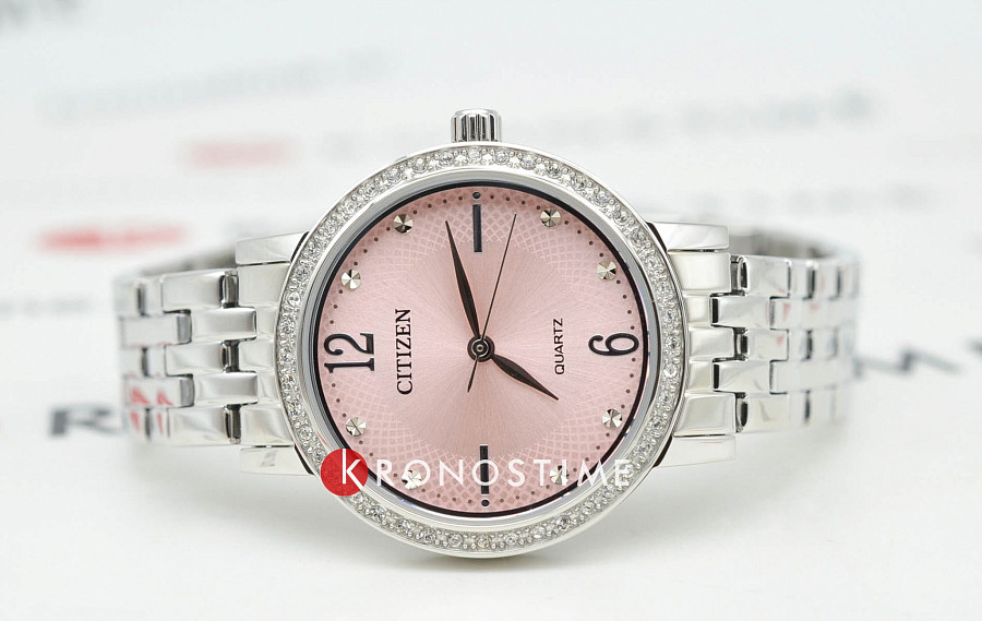 Часы Citizen Elegance EL3100-55W — кварцевые, сталь металл