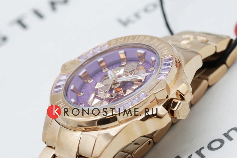 Часы Philipp Plein The Skull PWNAA0822 — мужские, золотистый