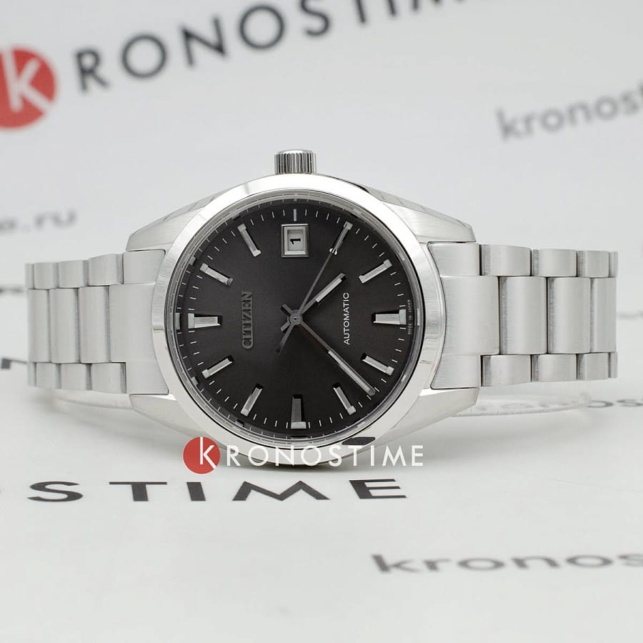 Часы Citizen Automatic NB1050-59H — механические, металл сталь