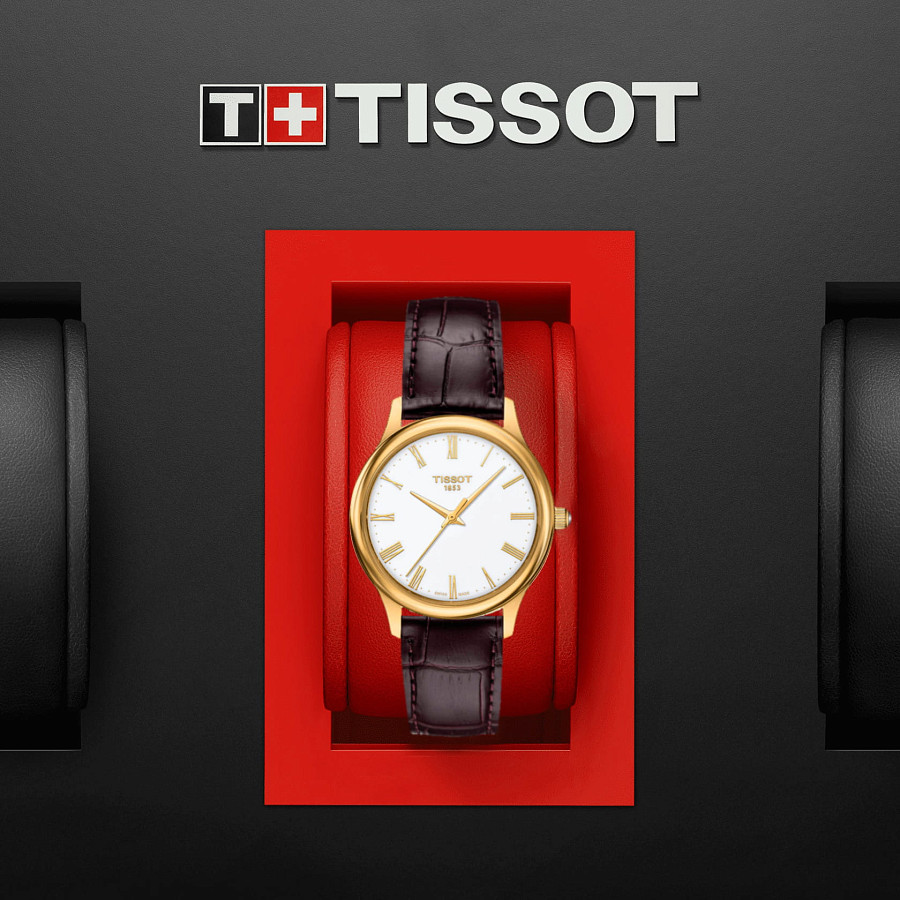 Часы Tissot Excellence Lady 18K Gold T926.210.16.013.00 — кварцевые, золото металл