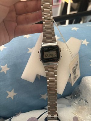 Фото покупателя: Японские наручные часы Casio Vintage A158WA-1DF (A158WA-1)