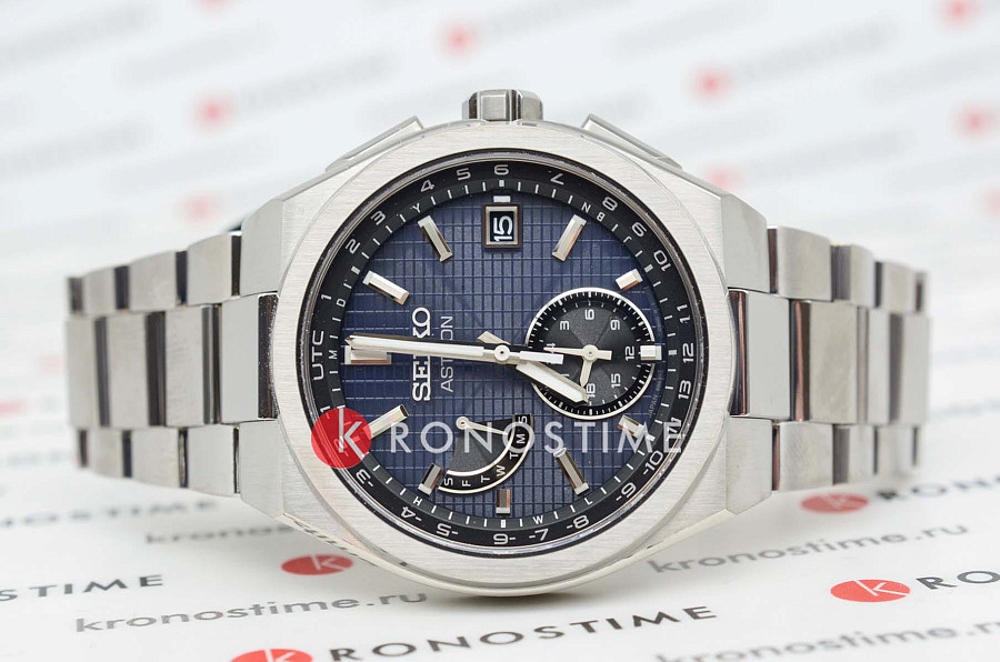Часы Seiko Astron Nexter Solar Radio SBXY065 — кварцевые, титан