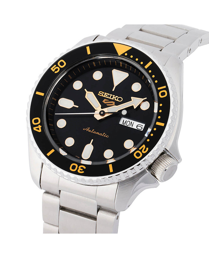 Часы Seiko 5 Sports SRPD57K1S — мужские, нержавеющая сталь