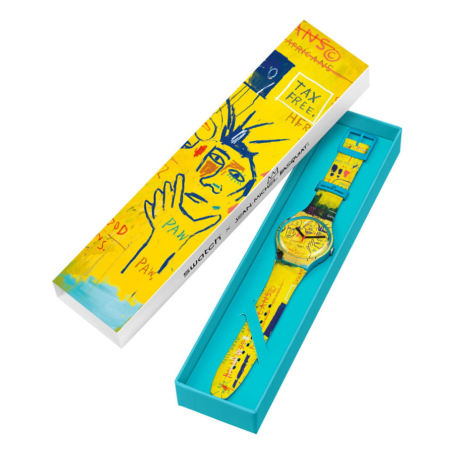 Часы Swatch New Gent SUOZ354 — силикон, женские