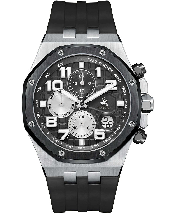Часы Beverly Hills Polo Club BP3783X.351 — мужские, черный